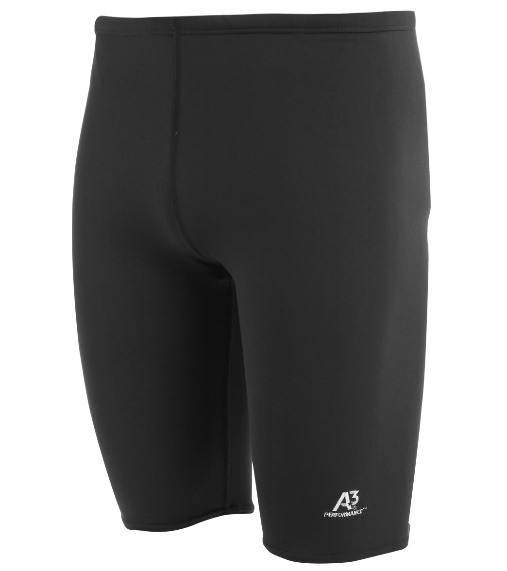 A3 Performance Poly Jammer Swimsuit - Black 38 Polyester/Pbt - Swimoutlet.com