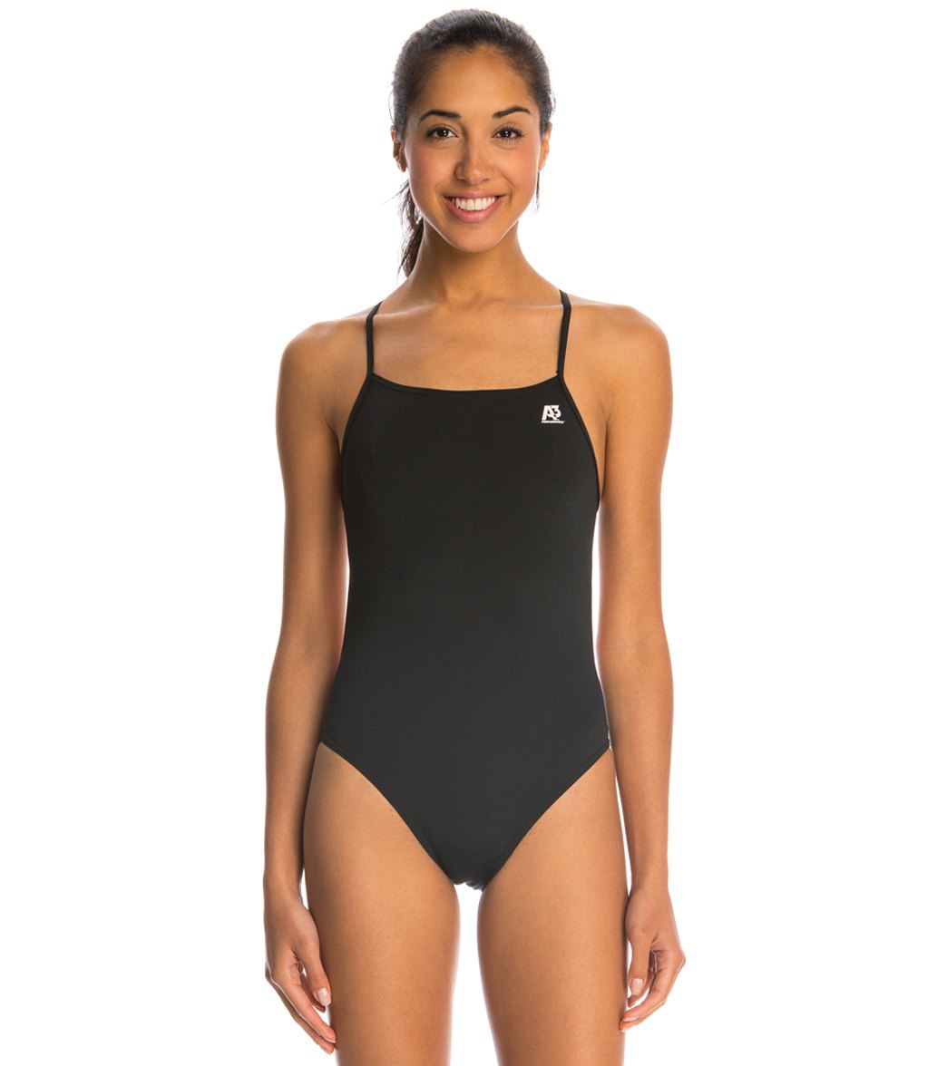 A3 Performance Flash Back One Piece Swimsuit - Black 24 Polyester/Pbt - Swimoutlet.com