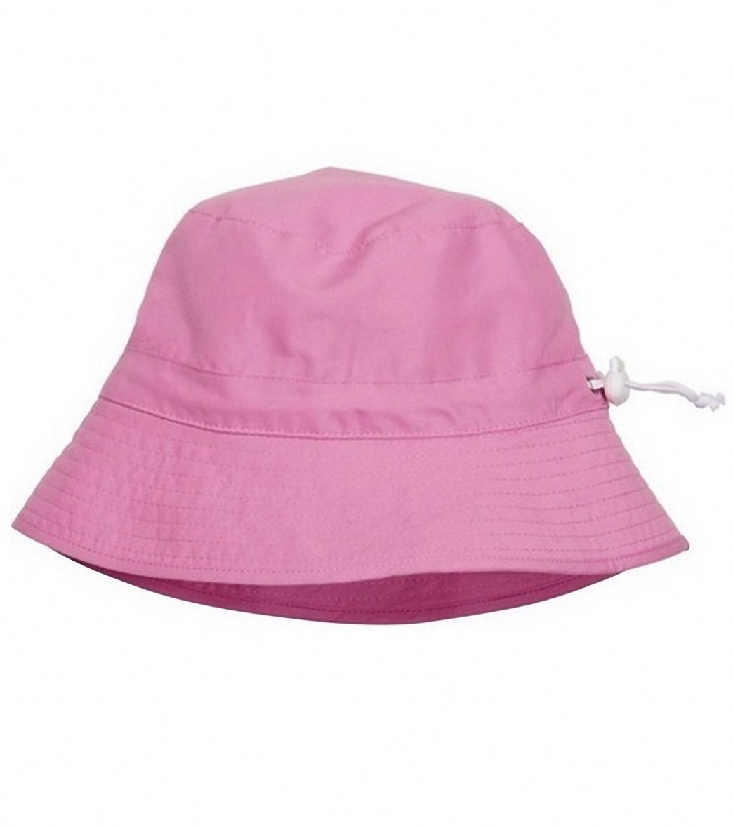 Snapper Rock Girls' Pink Bucket Hat Kids - Medium 2-6Yrs Polyester - Swimoutlet.com