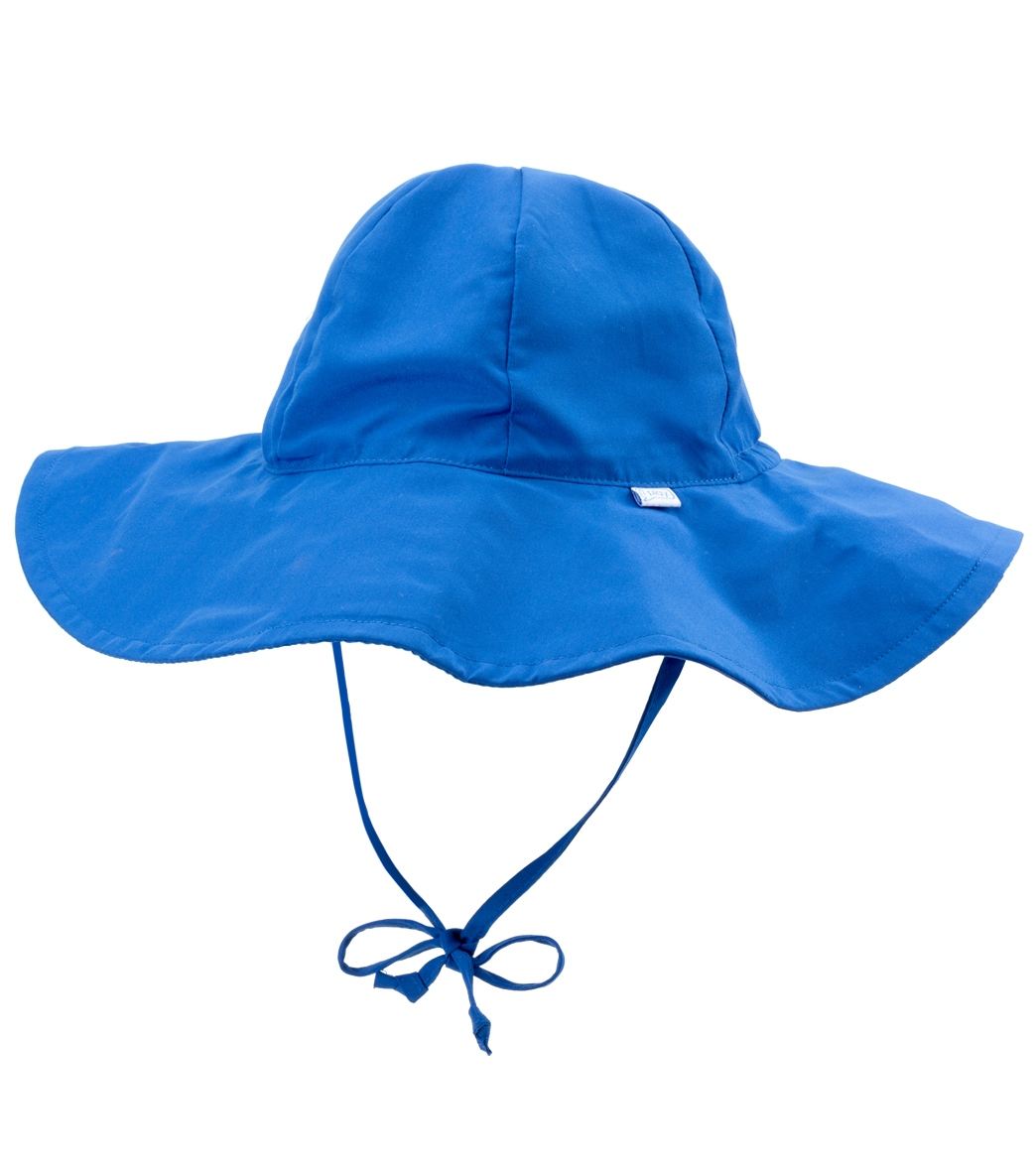 I Play. By Green Sprouts Solid Brim Sun Protection Hat Baby - Royal Blue 2T-4T - Swimoutlet.com