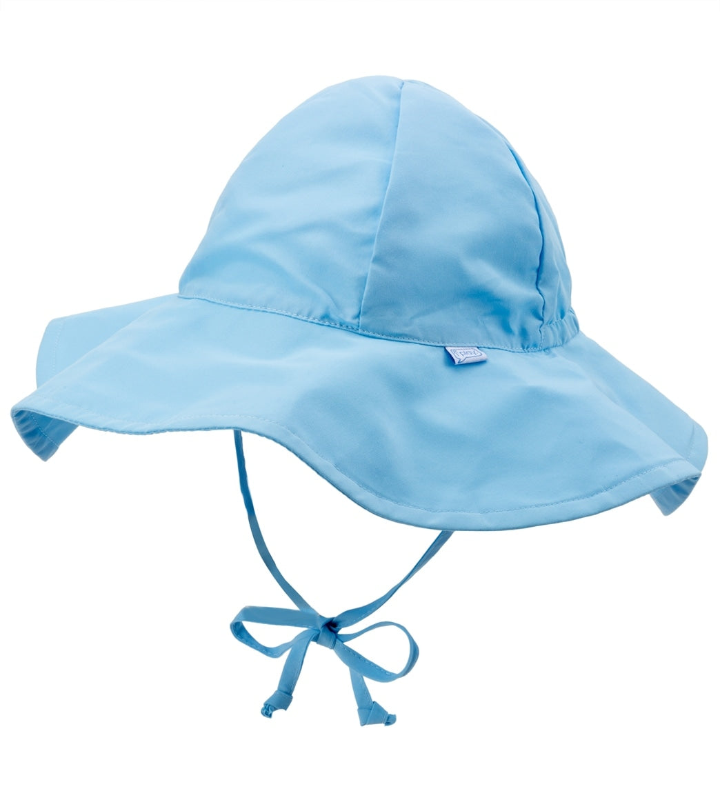 I Play. By Green Sprouts Solid Brim Sun Protection Hat Baby - Light Blue 2T-4T - Swimoutlet.com