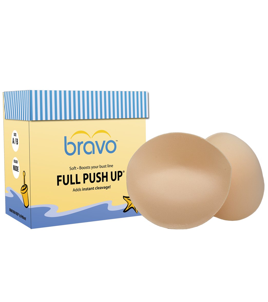 Bravo Full Push-Up Bra Pad A/B Cup - Nude - Swimoutlet.com