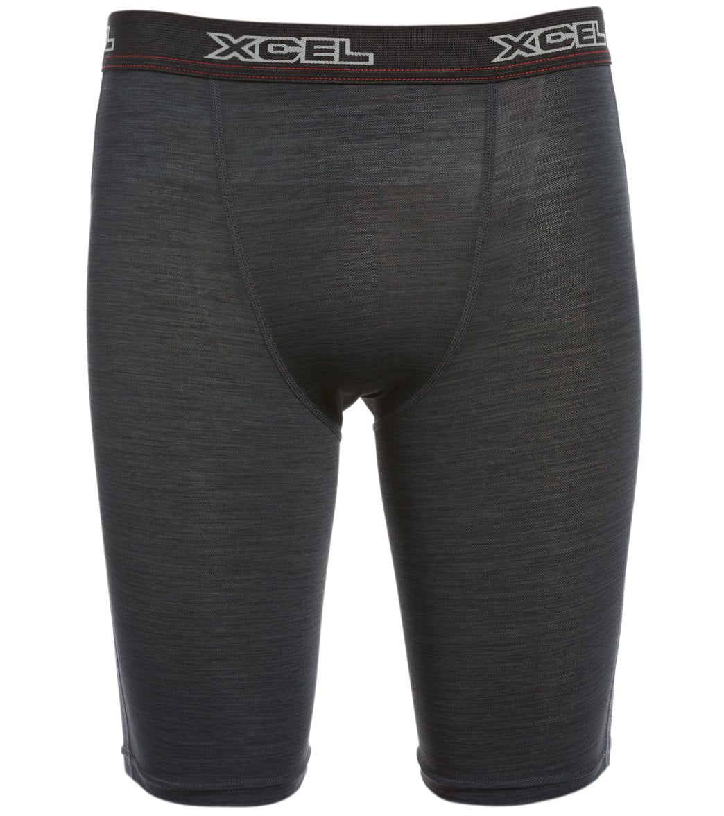 Xcel Men's Heather Blacked Ventx Undershorts - Black Small - Swimoutlet.com