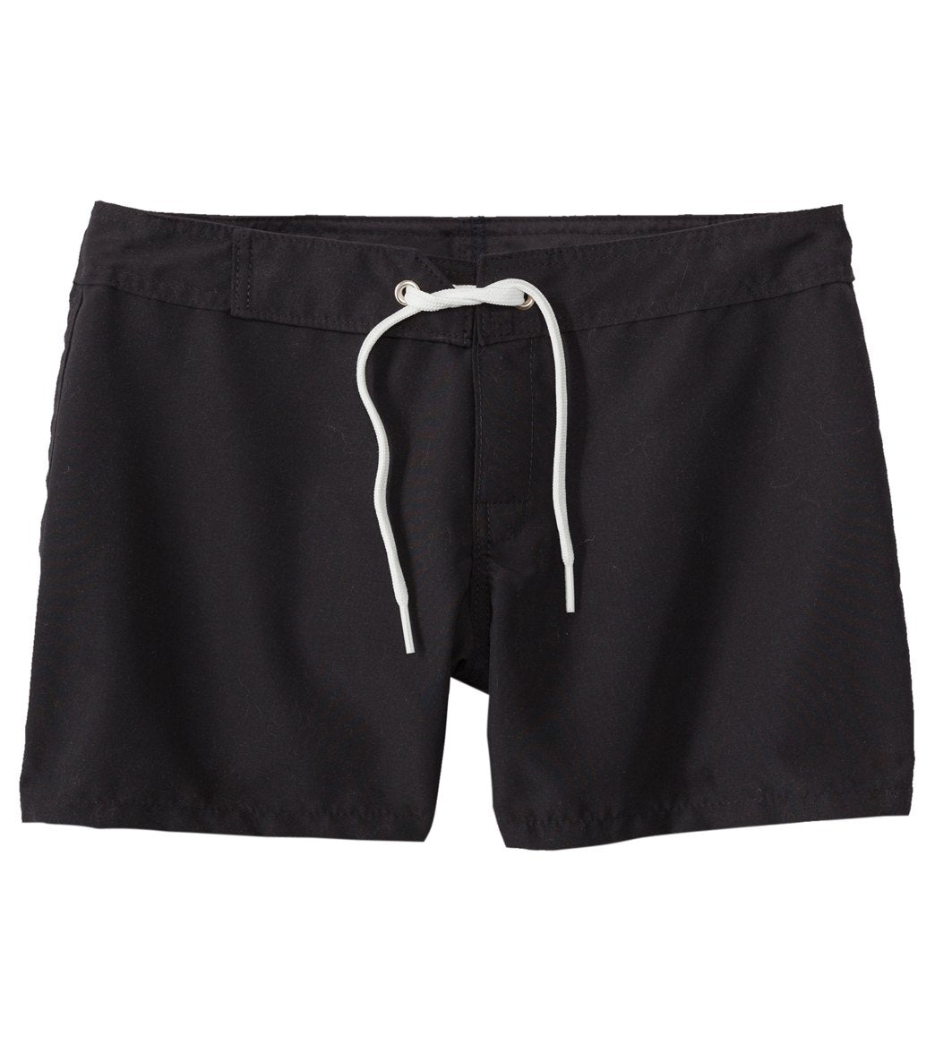 Girls 6-16 Basic Solid Board Shorts