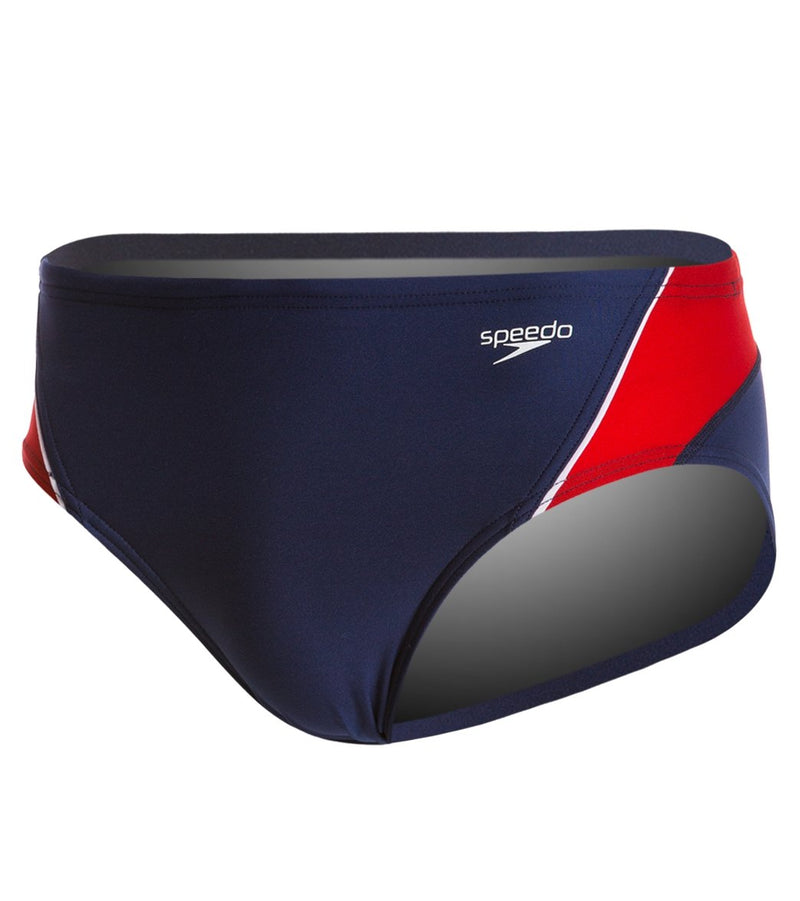 Speedo Mens Powerflex Eco Tone Setter Brief Swimsuit At