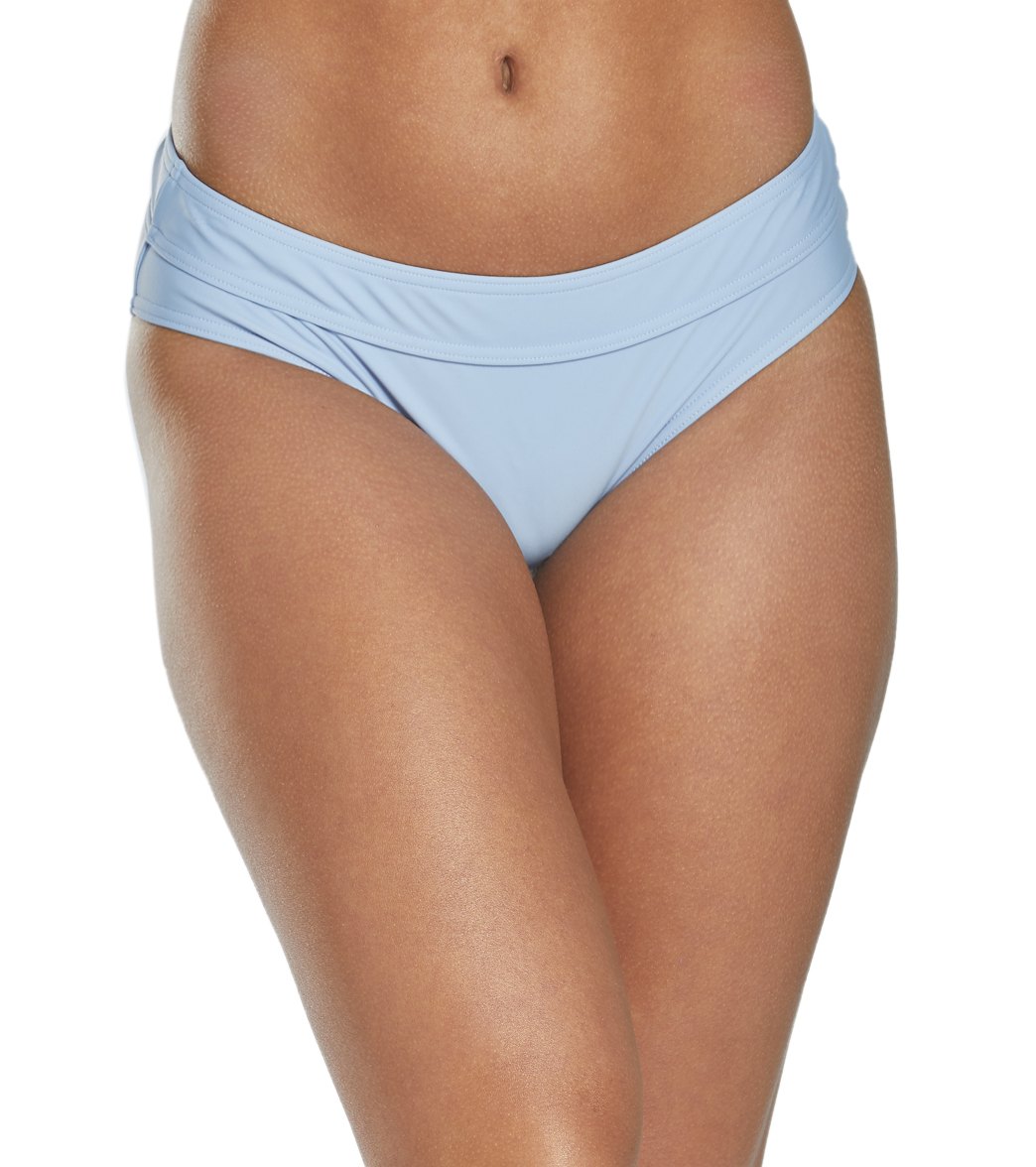 Prana Ramba Bikini Bottom - Brunnera Blue Medium Nylon/Spandex - Swimoutlet.com