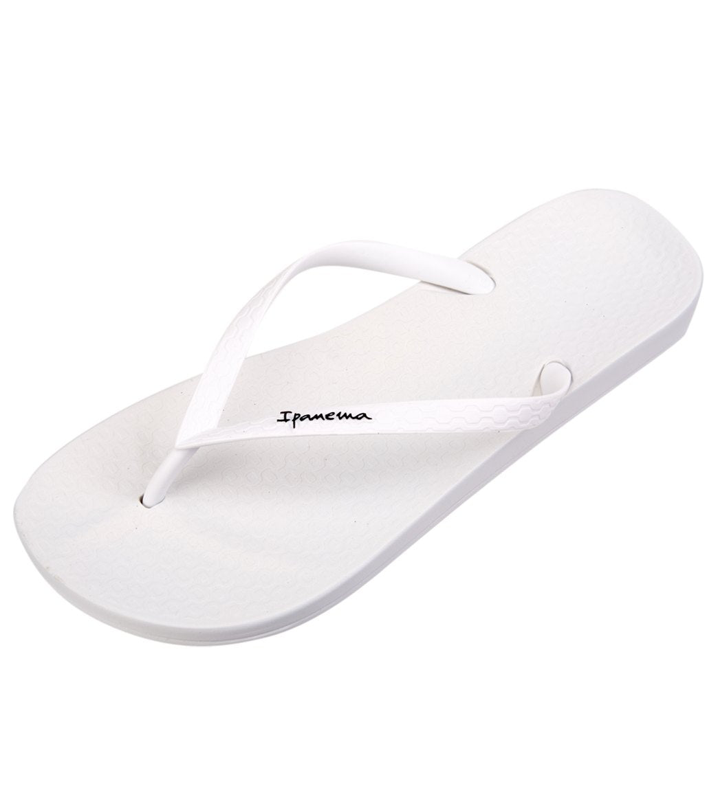 Ipanema Women's Ana Tan Flip Flop - White 11 Plastic - Swimoutlet.com