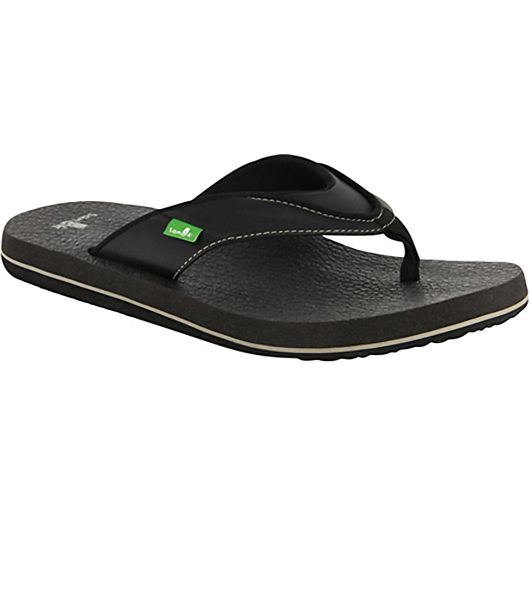 Sanuk Men's Beer Cozy Sandals - Black 13 - Swimoutlet.com