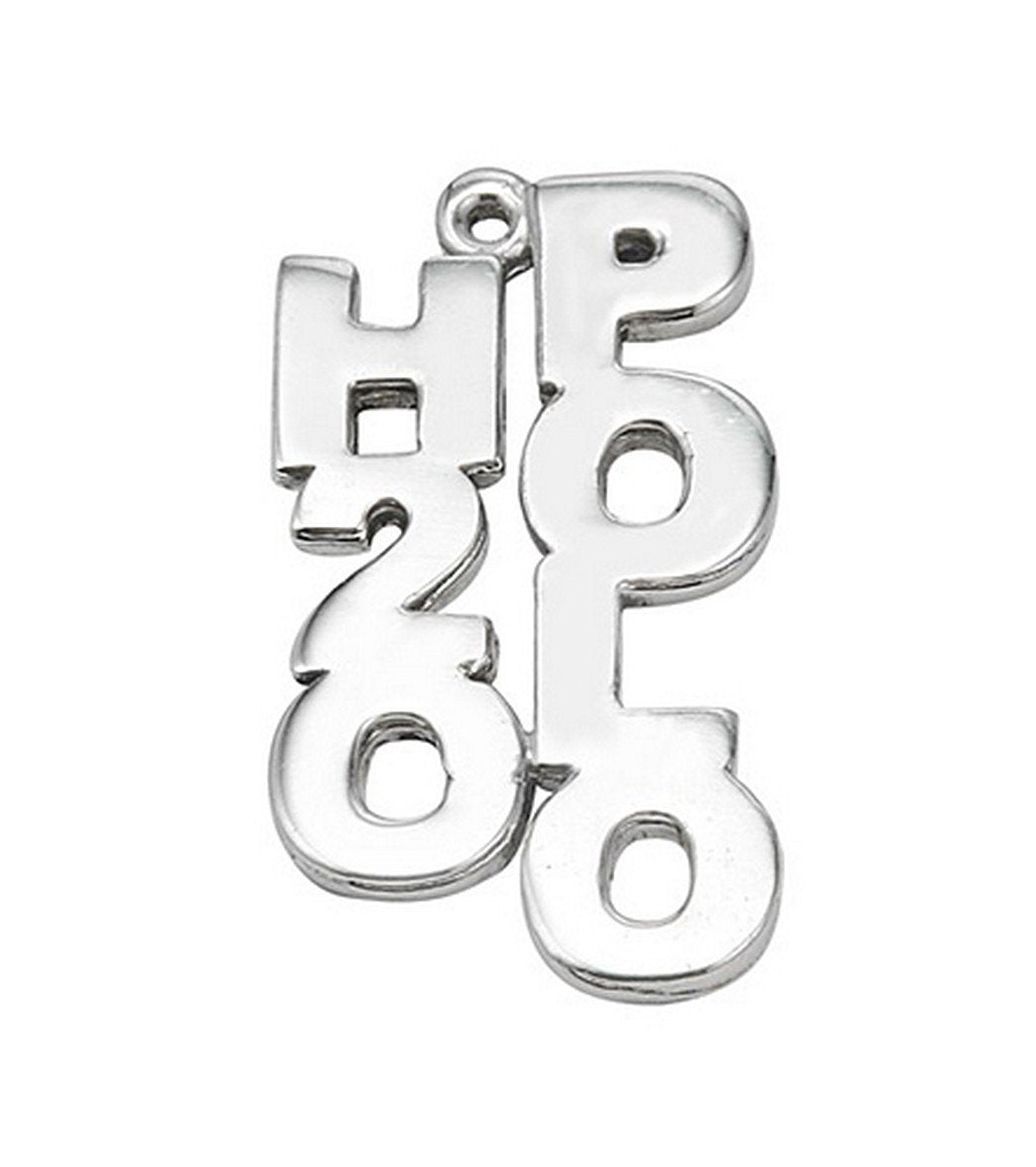 Sports Collection Jewelry Silver H2O Polo Charm Rhodium Plated Multi Color - Swimoutlet.com