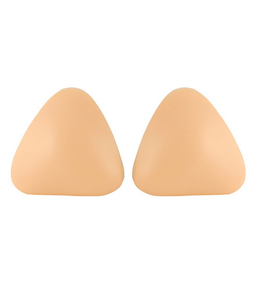 Bravo Silicone Triangle Bikini Bra Pad - Nude - Swimoutlet.com