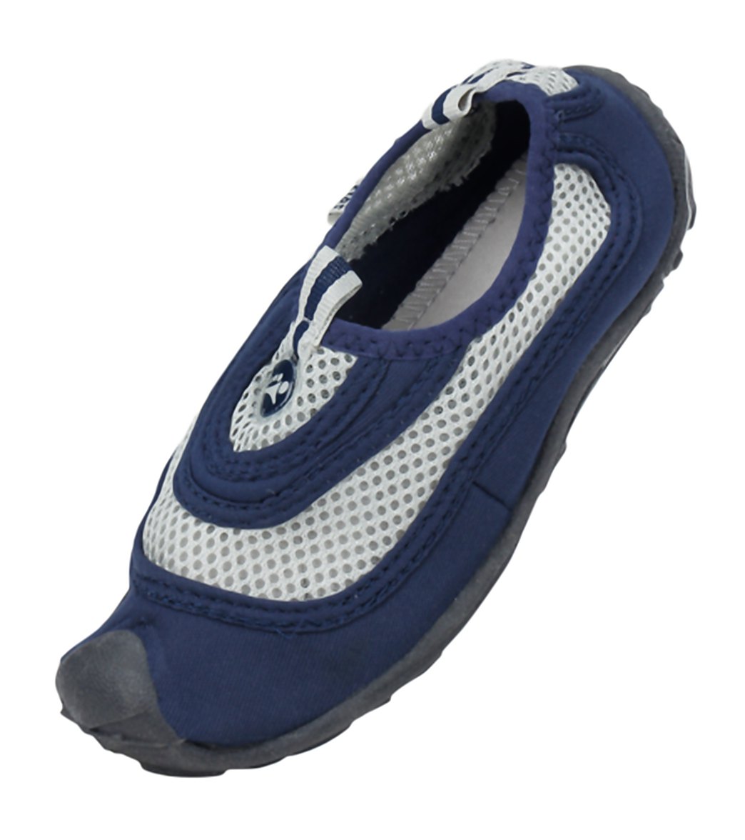 Cudas Youth Flatwater Watershoes - Navy/Grey 13 - Swimoutlet.com