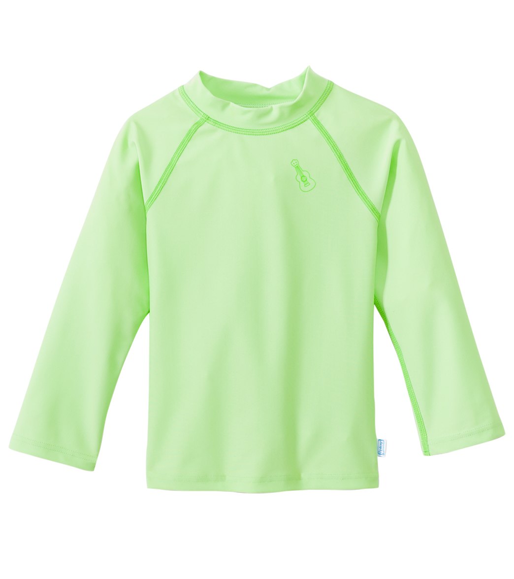 I Play. By Green Sprouts Long Sleeve Rashguard Baby - Green 4T 4 Years Lycra® - Swimoutlet.com