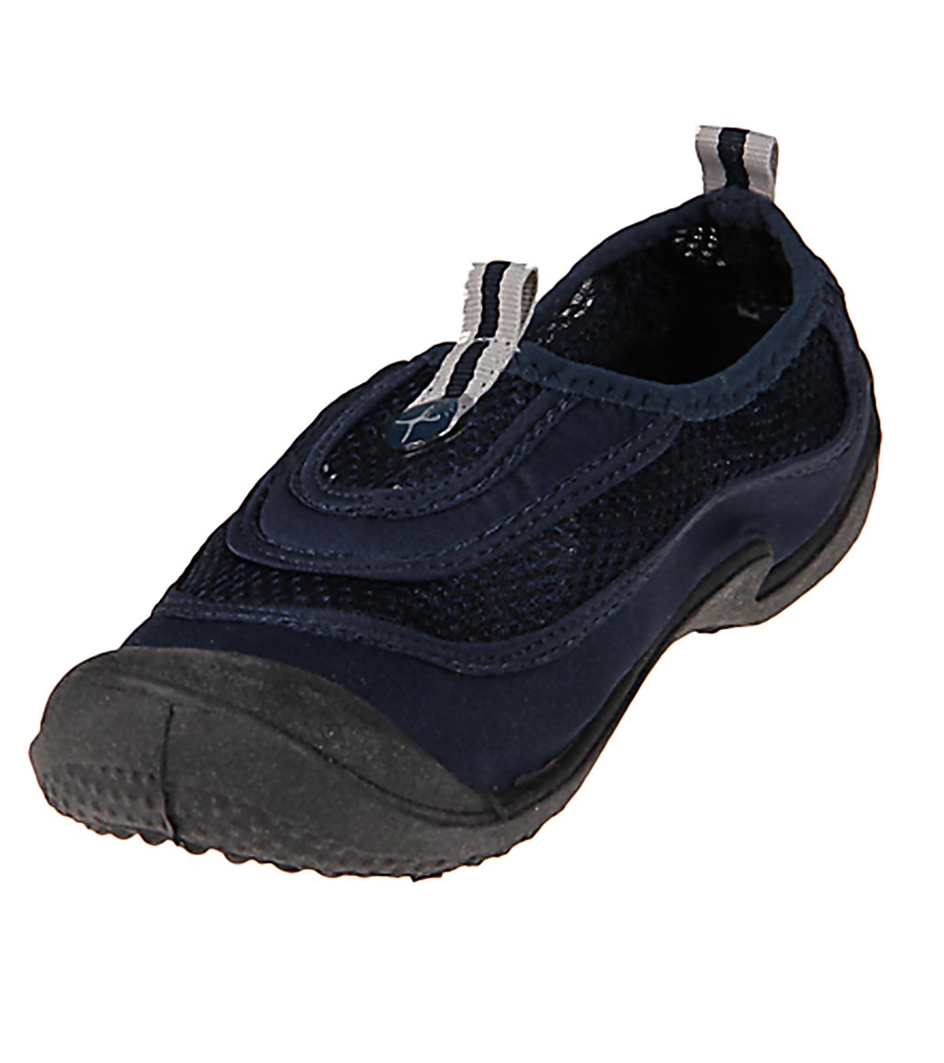 Cudas Boy's Flatwater Watershoes - Navy 4 - Swimoutlet.com