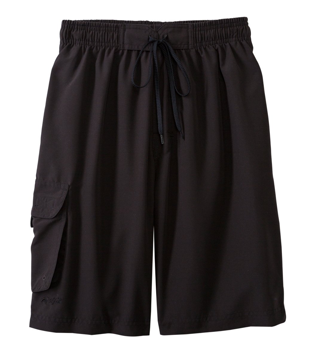 Dolfin Board Shorts - Black Sm Size Small/Medium Polyester - Swimoutlet.com