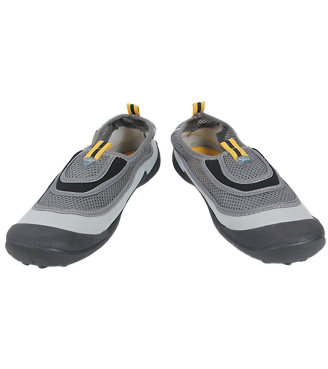 Cudas men's flatwater water shoes - dark grey/black 8 - swimoutlet.com