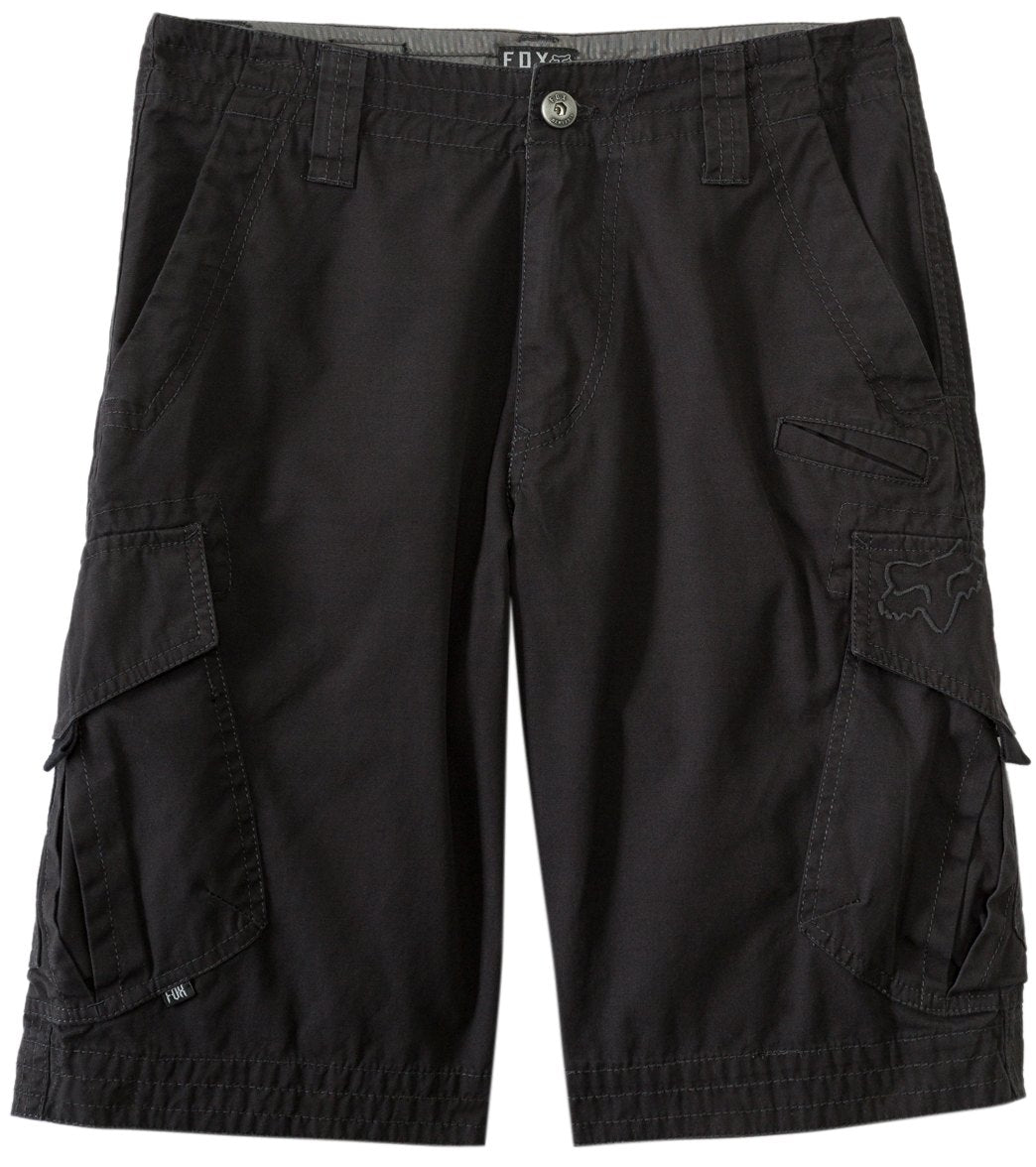 Fox Men's Slambozo Cargo Short - Gunmetal 28 Cotton - Swimoutlet.com