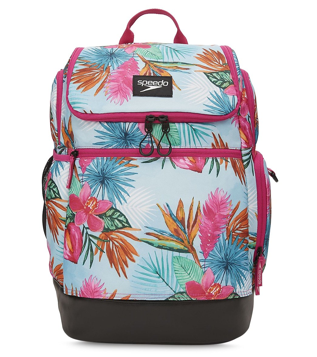 Speedo Printed Teamster 2.0 35L Backpack - Tropical Floral - Swimoutlet.com