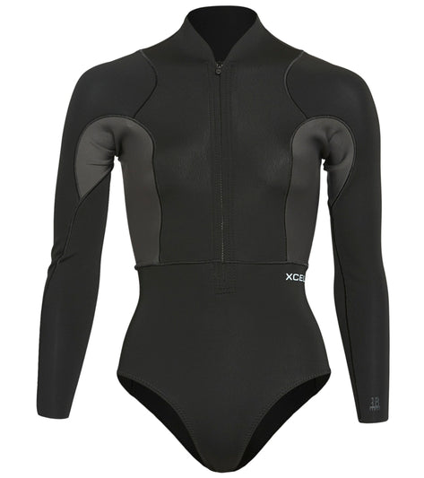 Xcel Women's Axis 1.5mm Long Sleeve Front Zip Spring Suit at SwimOutlet.com