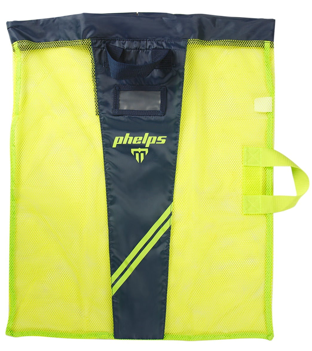 Phelps Swim Gear Bag - Bright Green/Navy Os - Swimoutlet.com