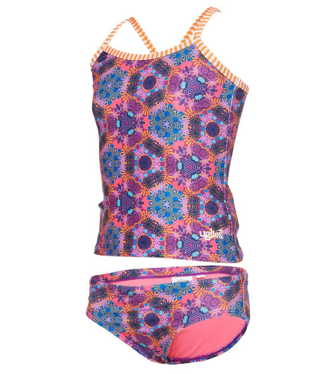 Dolfin Uglies Girls' Powder Puff Tankini Swimsuit Set at SwimOutlet.com