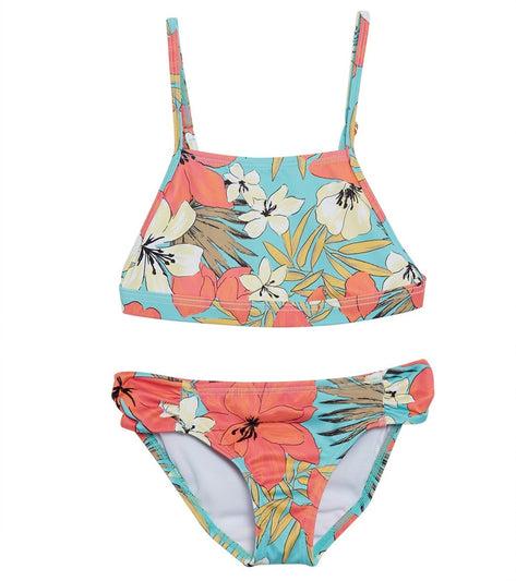 Billabong Girls' Aloha Sun Tank Two Piece Bikini Set (Little Kid, Big ...