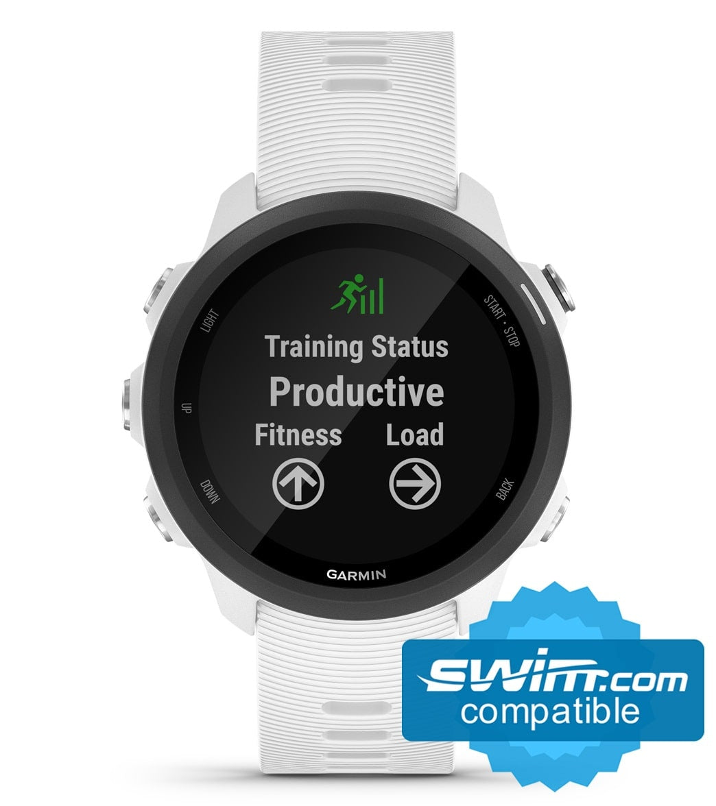 Garmin Forerunner 245 Music - White - Swimoutlet.com