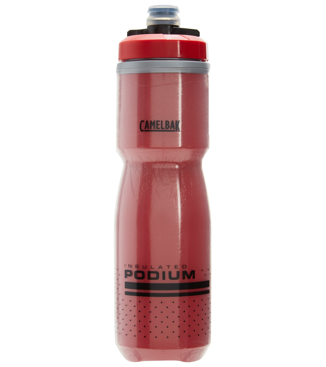Camelbak Podium Chill 24Oz Water Bottle - Fiery Red - Swimoutlet.com