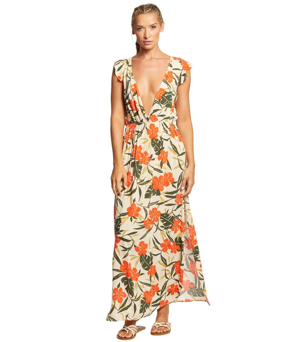 Vince Camuto Tropical Bloom Cover Up Dress at SwimOutlet.com