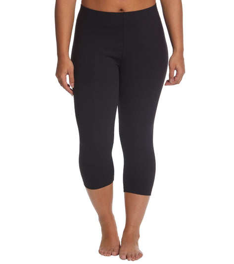 Danskin Plus Size Body Fit Yoga Capris at SwimOutlet.com