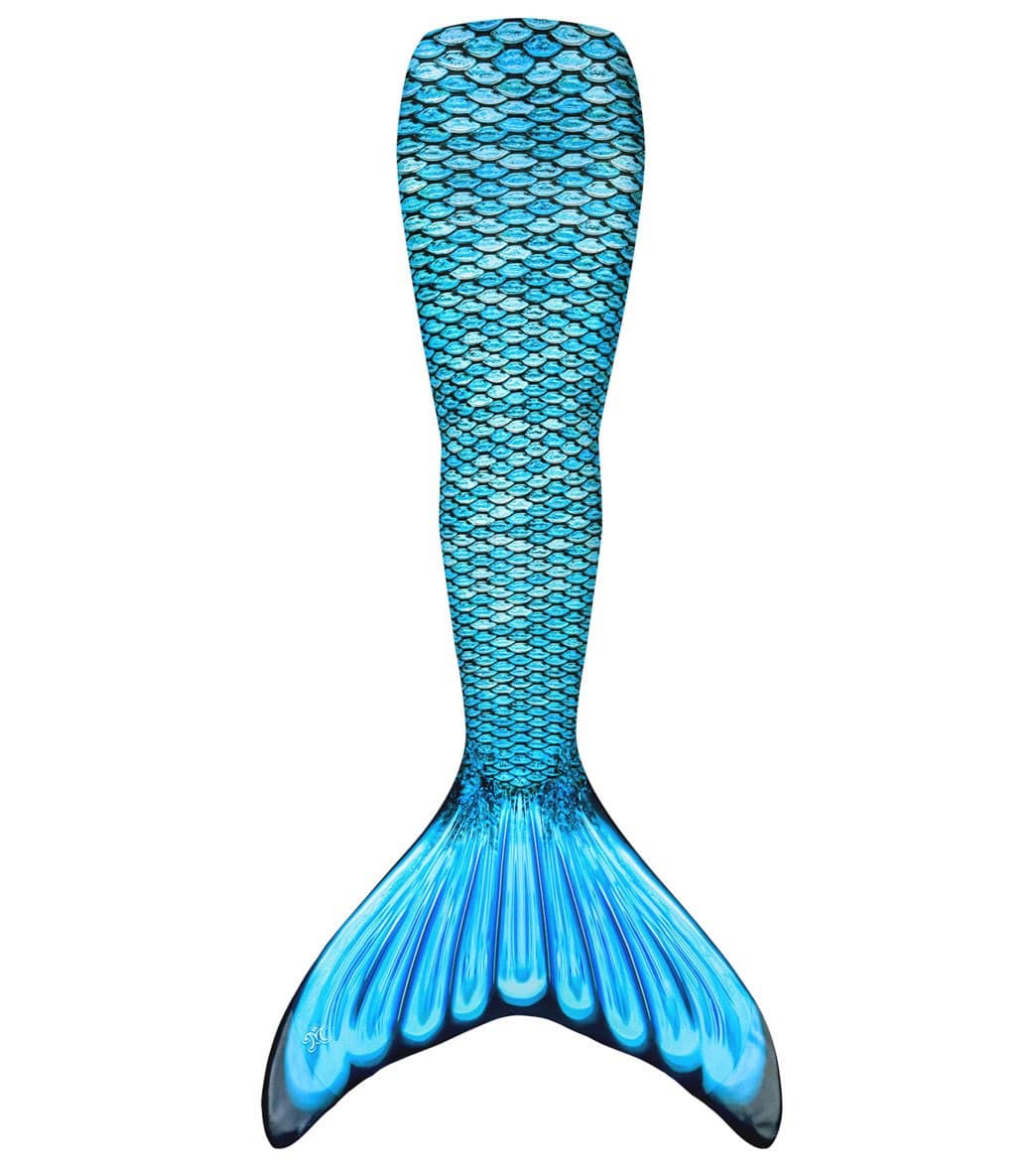 Fin Fun Tidal Teal Mermaid Tail & Monofin Youth/Adult - Youth Large 10 Neoprene/Polyester/Poly-Propylene/Spandex - Swimoutlet.com