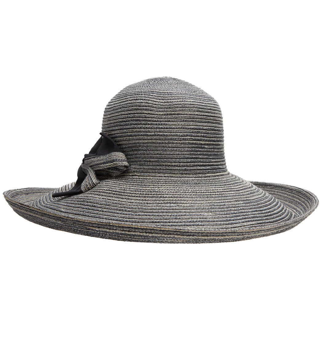 Physician Endorsed Southern Charm Straw Hat - Jak Black - Swimoutlet.com