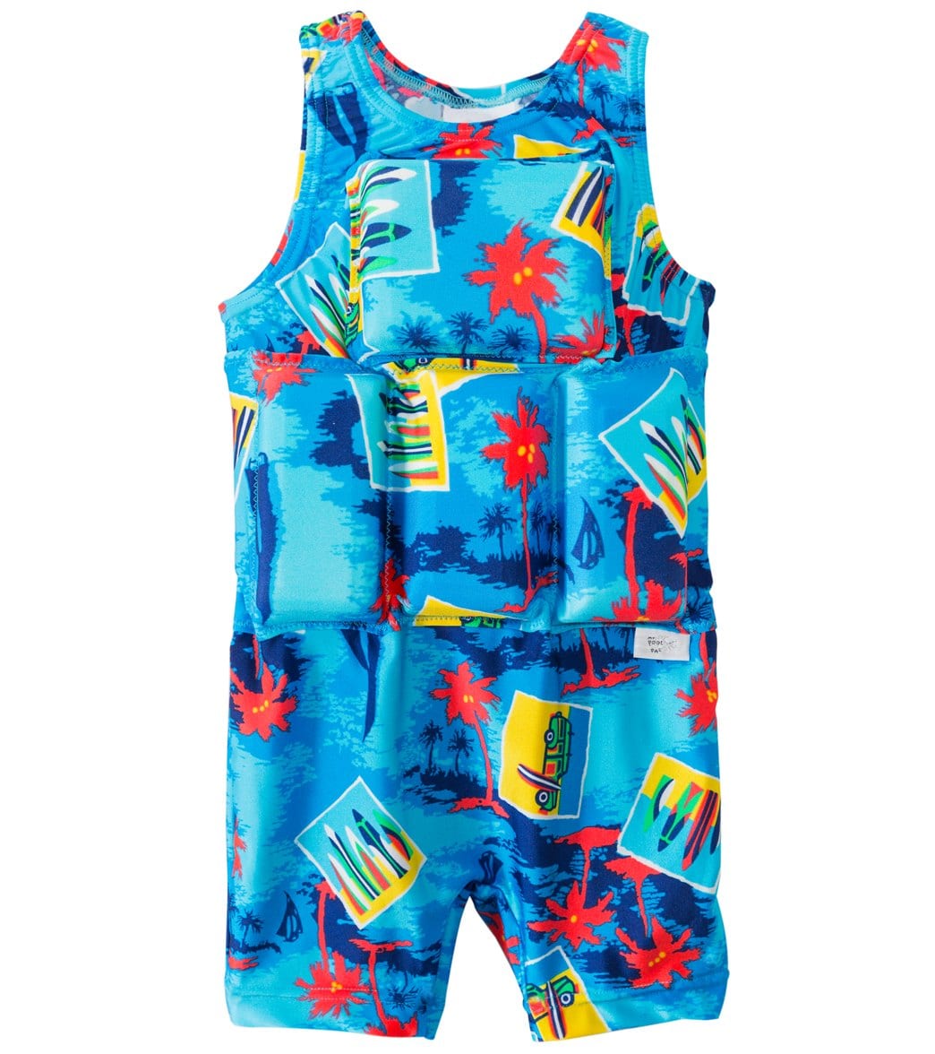 My Pool Pal boys' woody floatation swimsuit - medium 40-50lbs multi color polyester/spandex - swimoutlet.com