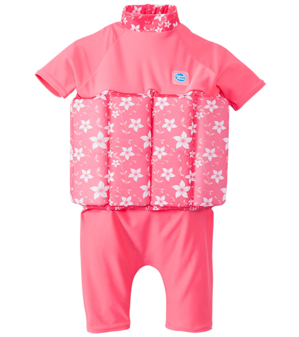 Splash About Pink Blossom Uv Float Suit 1-4 Years - 2-4 Years Polyester/Nylon/Elastane - Swimoutlet.com