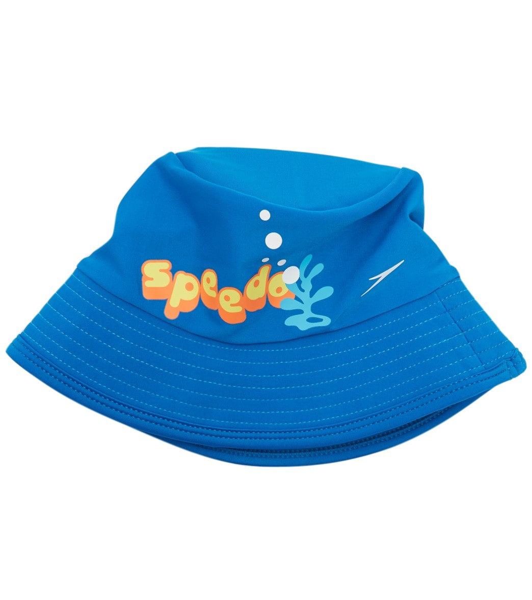 Speedo Boys' Uv Bucket Hat Infant-3Yrs - Electric Blue Large/Xl - Swimoutlet.com