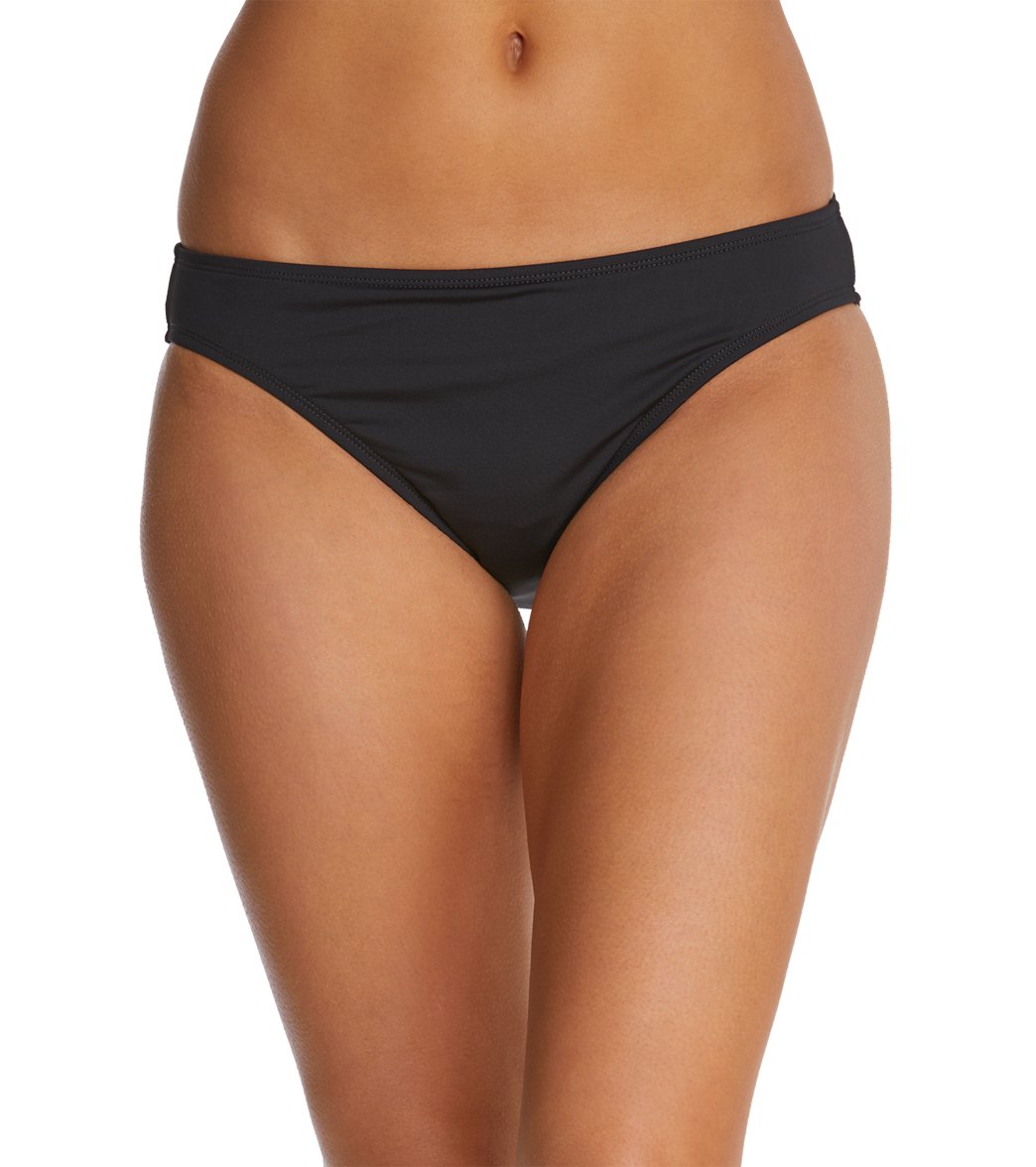 La Blanca Island Goddess Hipster Bikini Bottom - Black 14 Elastane/Nylon/Lycra® - Swimoutlet.com