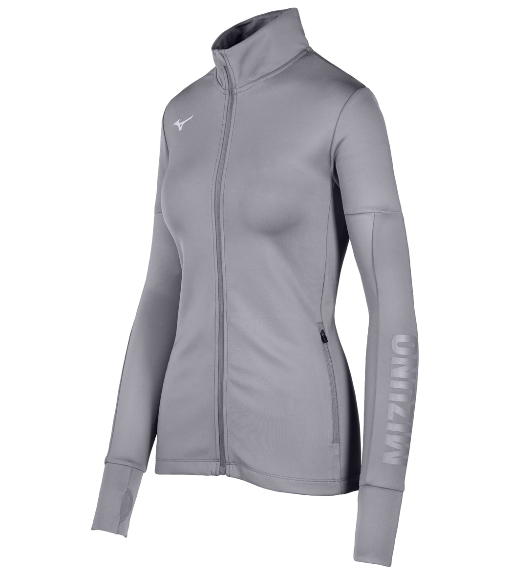 Mizuno Women's Alpha Quest Jacket - Quiet Shade Large - Swimoutlet.com