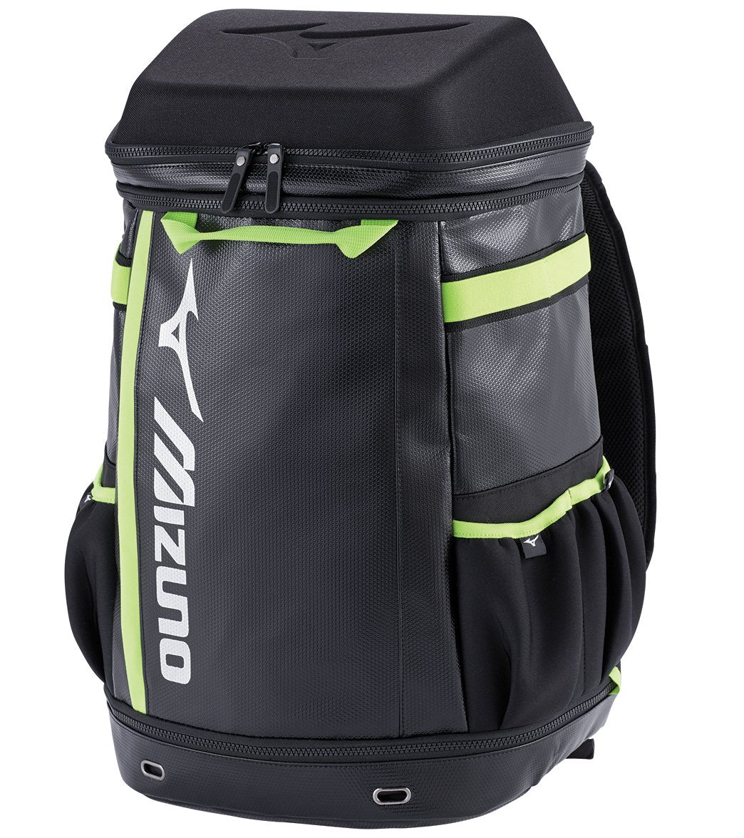 Mizuno Pro G2 Batpack - Black Optic / Sulphur - Swimoutlet.com