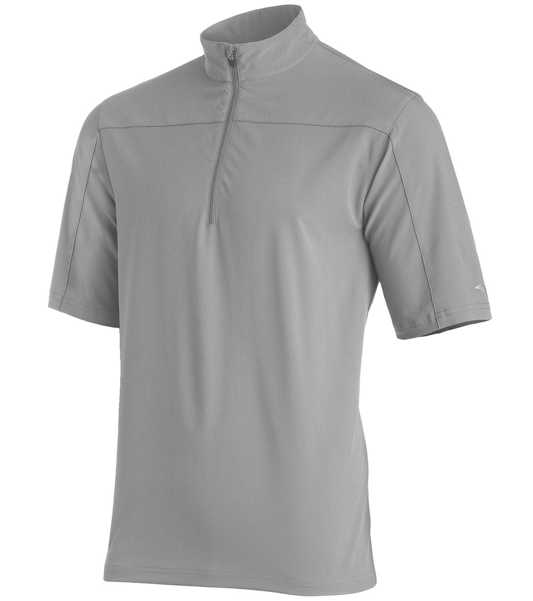 Mizuno Boys' Comp Short Sleeve Batting Jacket - Grey Large - Swimoutlet.com