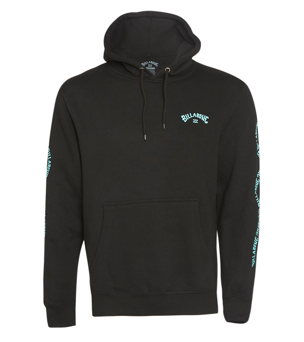 Billabong Men's Arch Link Fleece Pullover - Black Large Cotton/Polyester - Swimoutlet.com