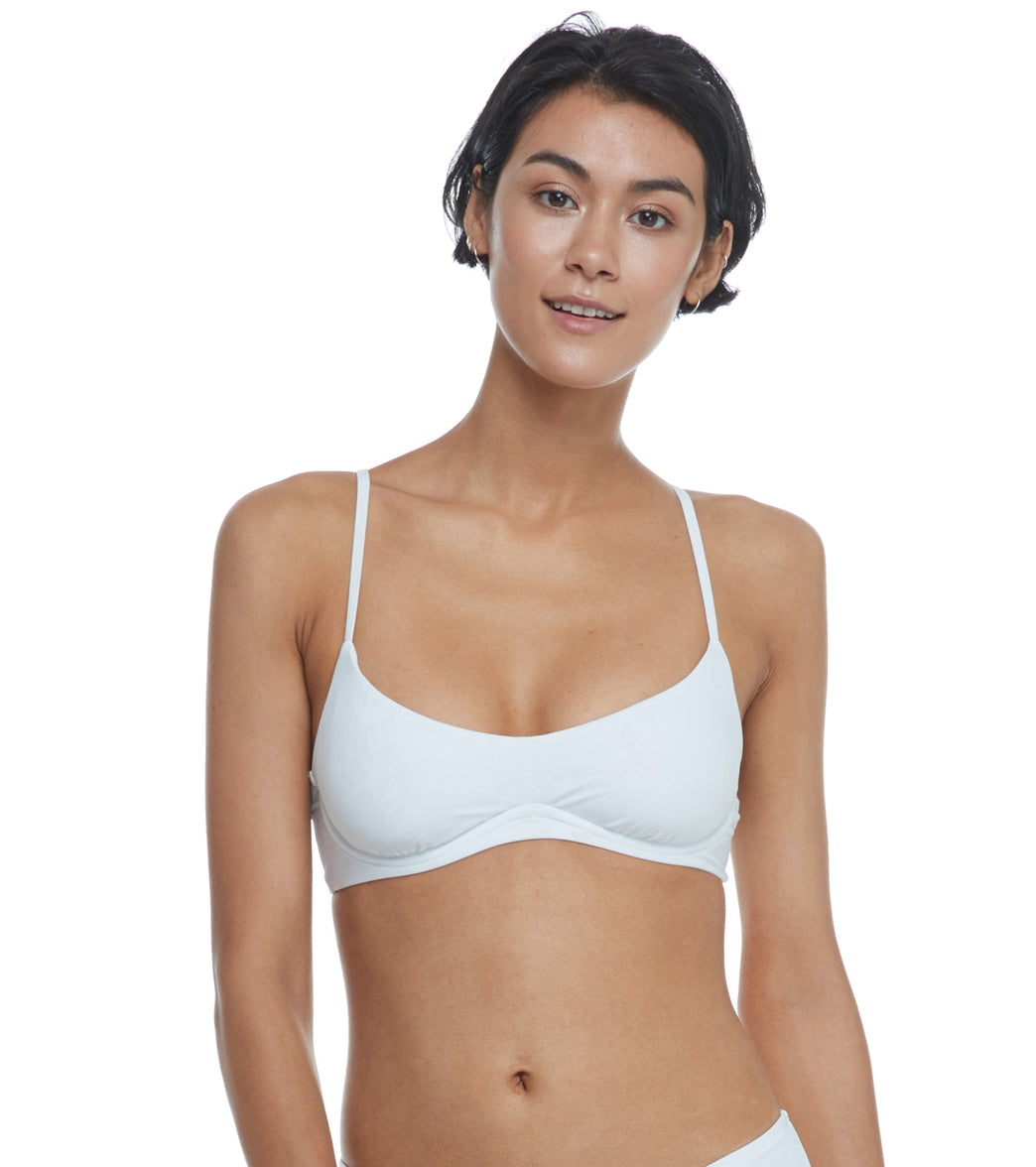 Body Glove Women's Smoothies Palmer Bikini Top - Snow Large - Swimoutlet.com