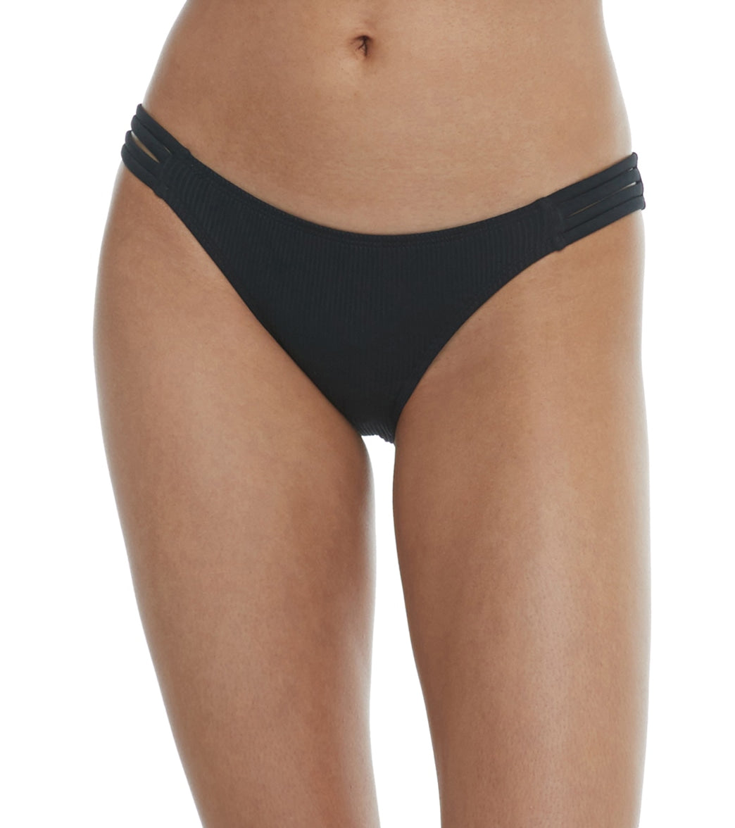 Body Glove Women's Ibiza Flirty Surf Rider Bikini Bottom - Black Medium - Swimoutlet.com