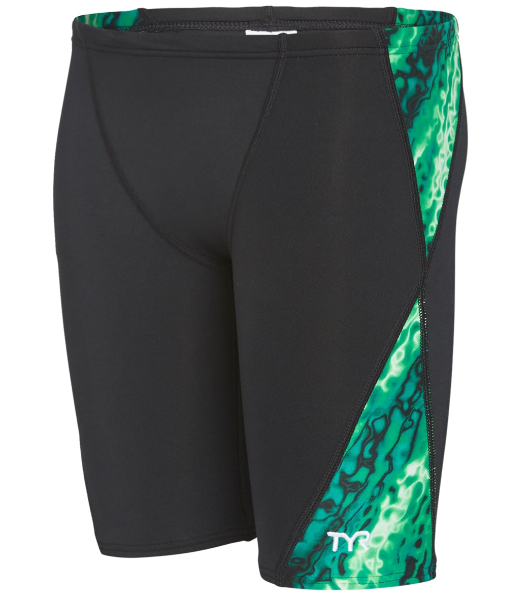 TYR Boys' Pytha Blade Splice Jammer Swimsuit at SwimOutlet.com