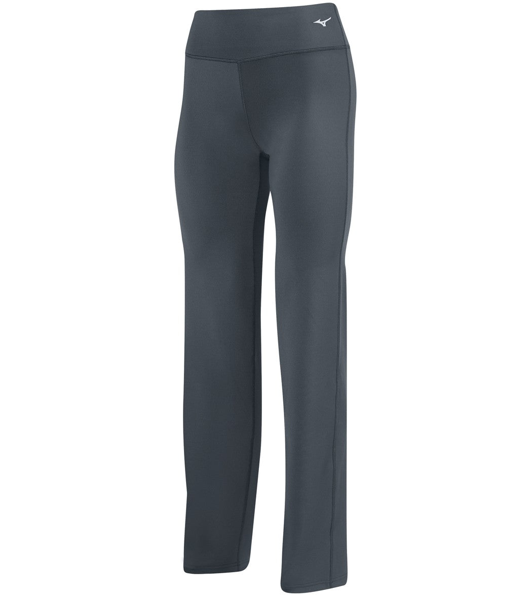 Mizuno Women's Align Long Volleyball Pants - Charcoal Large - Swimoutlet.com