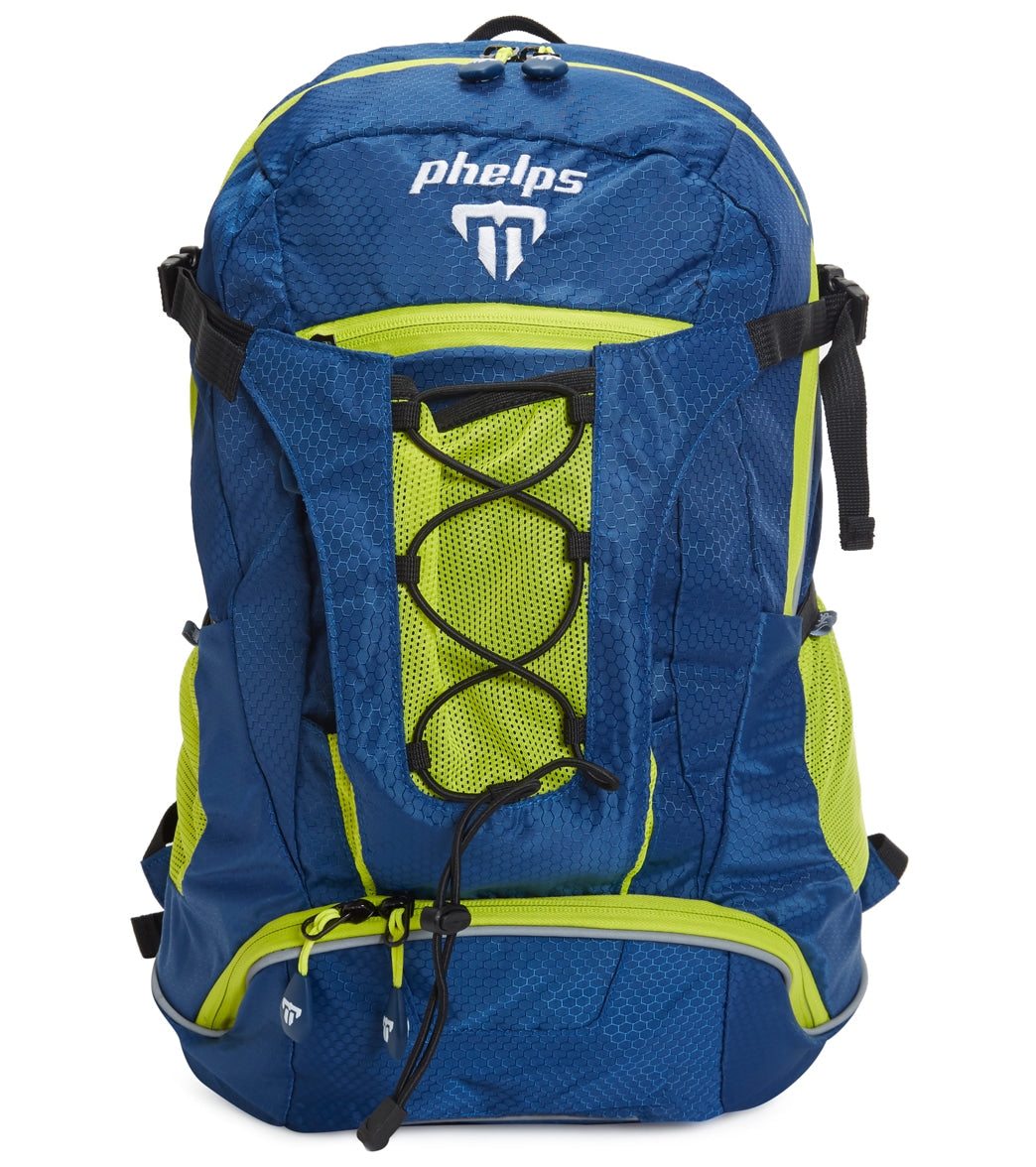 Phelps Team Backpack - Navy/Bright Green Os - Swimoutlet.com