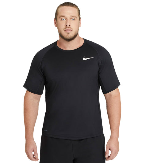 Nike Men's Essential Short Sleeve Hydro Rashguard (Extended Sizes) at ...