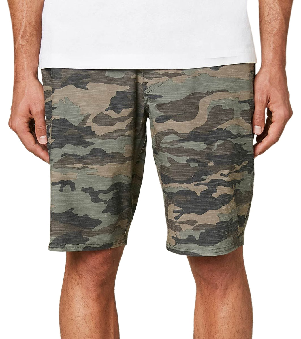 O'neill Men's 20 Locked Slub Hybrid Short - Camo 28 Cotton/Polyester - Swimoutlet.com