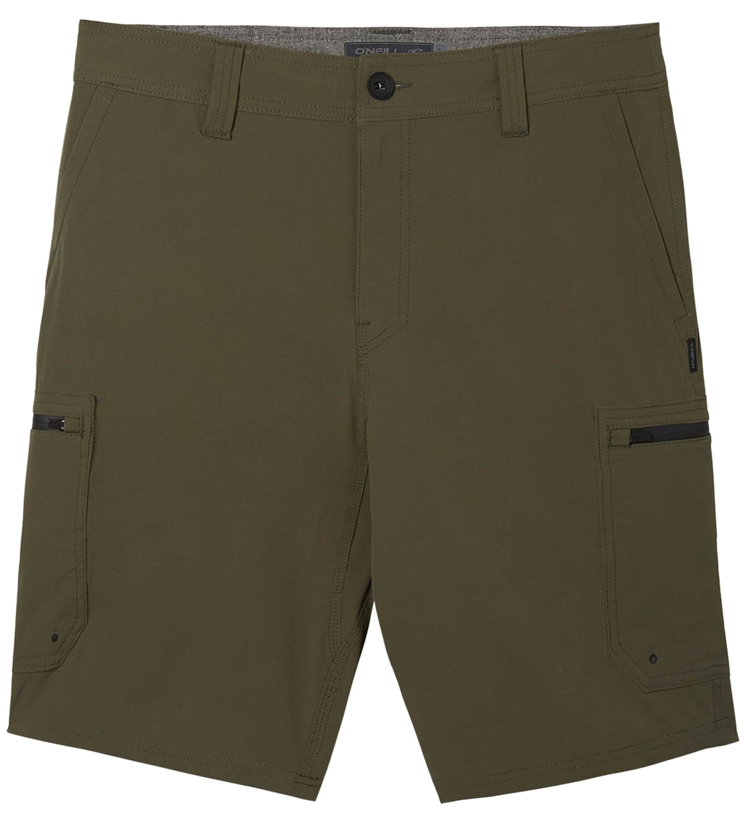 O'neill Men's 20 Traveler Cargo Hybrid Short - Army 30 - Swimoutlet.com