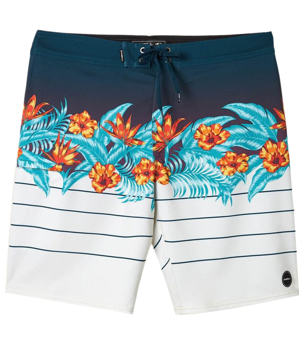 O'neill Men's 20 Hyperfreak Heist Print Board Short - Dark Blue 28 - Swimoutlet.com