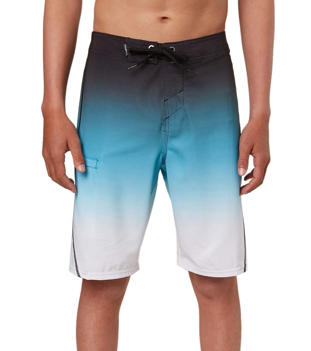 O'neill Boy's 18 Hyperfreak S-Seam Fade Board Short Big Kid - Bright Blue 22 - Swimoutlet.com