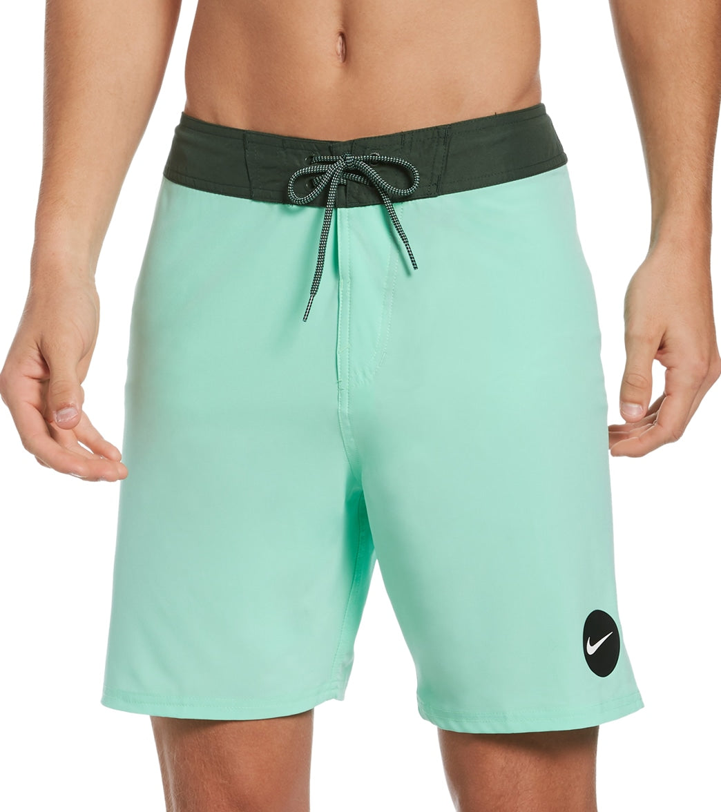 Nike Men's 18 Essential Boardshorts - Green Glow 28 - Swimoutlet.com